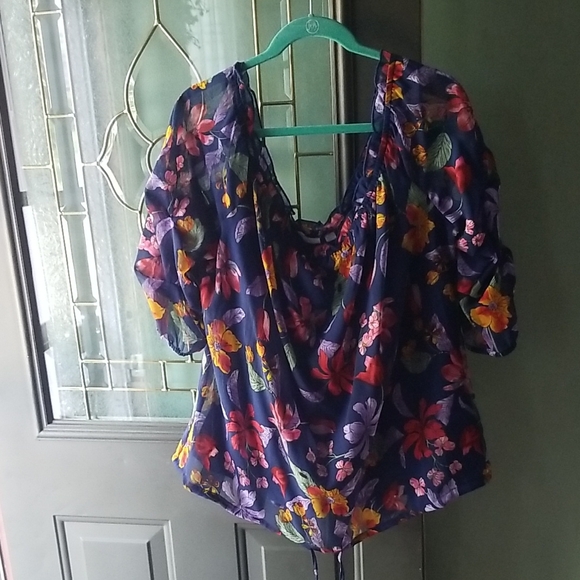 New York & Company Tops - Floral Women's Top - Multicolor